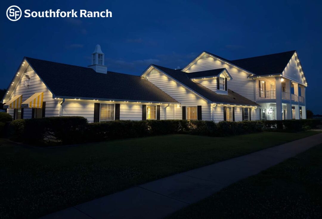 South Fork Ranch Gemstone Lighting